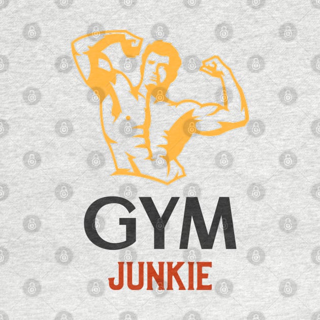 Gym Junkie Design T-shirt Coffee Mug Apparel Notebook Sticker Gift Mobile Cover by Eemwal Design